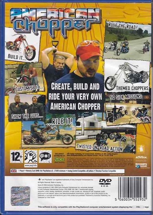 American Chopper - PS2 (B Grade) (Genbrug)